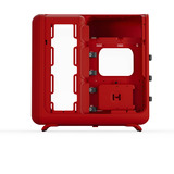 HYTE  boîtier midi tower Rouge | 2x USB-A | 1x USB-C | Window