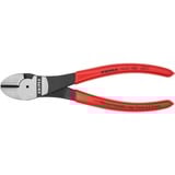 KNIPEX 74 01 180 pince Pinces coupantes diagonales, Tenailles de cran Rouge, Pinces coupantes diagonales, Sulfate de chondroïtine, Plastique, Rouge, 18 cm, 241 g