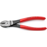 KNIPEX 74 01 180 pince Pinces coupantes diagonales, Tenailles de cran Rouge, Pinces coupantes diagonales, Sulfate de chondroïtine, Plastique, Rouge, 18 cm, 241 g