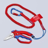 KNIPEX 95 05 20 SB, Sécateur Rouge/Bleu