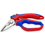 KNIPEX Cisaille d'électricien coudée, Sécateur Rouge/Bleu