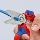 KNIPEX Cisaille d'électricien coudée, Sécateur Rouge/Bleu