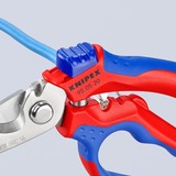 KNIPEX Cisaille d'électricien coudée, Sécateur Rouge/Bleu