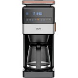 Krups Grind Aroma XL KM8428 avec moulin, Machine à café à filtre Noir/en acier inoxydable