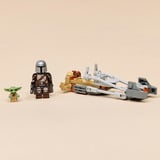 LEGO Star Wars Le Mandalorien et Grogu sur leur Speeder Bike, Jouets de construction 