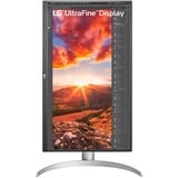 LG UltraFine 27UP850K-W 27" 4K Ultra HD Moniteur Argent/noir, 1x DisplayPort, 2x HDMI, 2x USB-A, 1x Thunderbolt