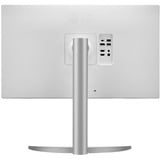 LG UltraFine 27UP850K-W 27" 4K Ultra HD Moniteur Argent/noir, 1x DisplayPort, 2x HDMI, 2x USB-A, 1x Thunderbolt