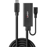 Lindy 43352 hub & concentrateur USB 3.2 Gen 1 (3.1 Gen 1) Type-C 5000 Mbit/s Noir, Câble d'extension Noir, USB 3.2 Gen 1 (3.1 Gen 1) Type-C, USB 3.2 Gen 1 (3.1 Gen 1) Type-A, 5000 Mbit/s, Noir, Acrylonitrile-Butadiène-Styrène (ABS), Câble rond