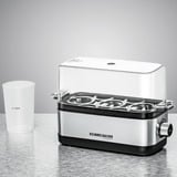 Rommelsbacher Cuiseur à œufs ER 300, Cuiseur à oeufs Acier inoxydable/Noir