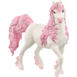 Schleich BAYALA Jument Licorne fleurie, Figurine 5 an(s), Unicorn / Pegasus, Unicorns & Fairies, Rose, Blanc