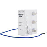 Shelly 3EM-63T Gen3, modèle avec terminal plat, 0%, Appareil de mesure Blanc