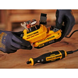 Stanley Mini meuleuse/graveur sans fil, 18 Volts, Outil de multi fonction Noir/Jaune