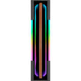Thermaltake SWAFAN 120 EX INFINITY ARGB Sync Ventilateur de refroidissement PC Édition bois ventilateurs de boîtier Noir, 3 pièces, 124 x 120 x 28 mm