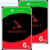 UGREEN DXP2800 + 2x 6 TB Seagate IronWolf HDD Pack, NAS 