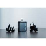 Verbatim GNC-65 Universel Noir, Gris Secteur Charge rapide Intérieure Gris, 2x USB-C, 1x USB-A, Intérieure, Secteur, 20 V, Noir, Gris