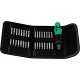 Wera Kraftform Kompakt 60 KK, 17 pièces, Clés mixtes à cliquet Noir/Vert, Embouts avec tête sphérique