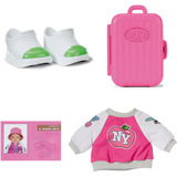 ZAPF Creation BABY born® Tenue Deluxe de Voyage 43 cm, Accessoires de poupée 