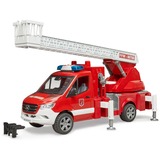 bruder Camion de pompiers MB Sprinter avec lumière et son, Modèle réduit de voiture Rouge/Blanc