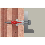 fischer Cheville DuoPower ETA 8x40 FPF II Gris clair/Rouge