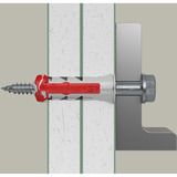 fischer Cheville DuoPower ETA 8x40 FPF II Gris clair/Rouge