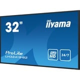 iiyama LH3241S-B2 Écran d'affichage dynamique En forme de kiosk 80 cm (31.5") LED 350 cd/m² Full HD Noir 24/7, Affichage public Noir brillant, En forme de kiosk, 80 cm (31.5"), LED, 1920 x 1080 pixels, 24/7