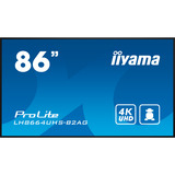 iiyama LH8664UHS-B2AG, Affichage public Noir (Mat)