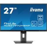 iiyama ProLite XUB2797UHSNP-B1 écran plat de PC 68,6 cm (27") 3840 x 2160 pixels 4K Ultra HD LED Noir Moniteur Noir (Mat), 1x DisplayPort, 1x HDMI, 2x USB-C, 3x USB-A, 1x RJ-45, 68,6 cm (27"), 3840 x 2160 pixels, 4K Ultra HD, LED, 4 ms, Noir