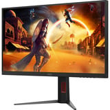 AOC G4 U27G4XM écran plat de PC 68,6 cm (27") 3840 x 2160 pixels 4K Ultra HD LED Noir, Rouge Moniteur gaming Noir, 1x DisplayPort, 1x HDMI, 4x USB-A, 160 Hz, 68,6 cm (27"), 3840 x 2160 pixels, 4K Ultra HD, LED, 1 ms, Noir, Rouge