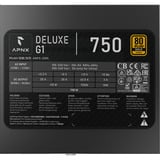 APNX DELUXE G1 750 alimentation 750 watt Noir, 1x 12V-2x6, 2x PCIe