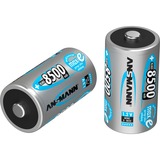 Ansmann maxE 8500mAh NiMh, Batterie Argent, D, Hybrides nickel-métal (NiMH), 1,2 V, 8500 mAh, 33 x 33 x 61,5 mm