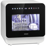 Bomann Lave-vaisselle de table TSG 5702 Blanc/Noir