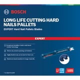 Bosch 2 608 900 387 Lame de scie sauteuse, à chantourner et sabre Lames de scie sabre Carbone 1 pièce(s) Lames de scie sabre, Bois avec clous, Carbone, Bleu, 3 mm, 22,5 cm