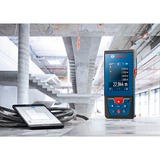 Bosch GLM 100-25 C Professional, Télémètre Bleu/Noir, ft, m, Noir, Bleu, Rouge, 1/4", IP54, AA, 1,5 V