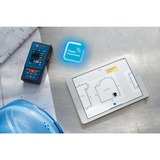 Bosch GLM 100-25 C Professional, Télémètre Bleu/Noir, ft, m, Noir, Bleu, Rouge, 1/4", IP54, AA, 1,5 V