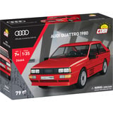 COBI Audi Quattro 1980, Jouets de construction Rouge