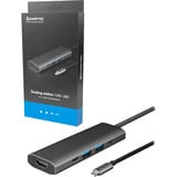 Chieftec DSC-502 station d'accueil Gris Titane, CB EAC, USB Type-C, Gris