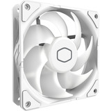 Cooler Master SickleFlow Edge 120 ARGB White Edition Kit de Ventilateurs ventilateurs de boîtier Blanc, 3 pièces, 120 x 120 x 25 mm, PWM