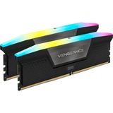 Corsair 32 Go DDR5-6000 Kit, Mémoire vive Noir, CMH32GX5M2D6000Z36K, Vengeance RGB, XMP 3.0, EXPO