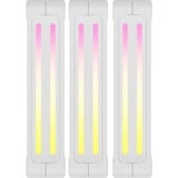 Corsair iCUE LINK QX120 RGB 120mm PWM Fans Starter Kit - Wit, Ventilateur de boîtier Blanc, Connecteur de ventilateur PWM à 4 broches