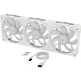 Corsair iCUE LINK RX360 II + iCUE LINK System Hub ventilateurs de boîtier RGB  Blanc, 3 pièces, 360 x 129 x 26 mm