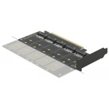 DeLOCK 90435 carte et adaptateur d'interfaces Interne M.2 PCIe, M.2, PCIe 3.0, 0,5 m, Chine, Windows 10, Windows 7, Windows 8.1