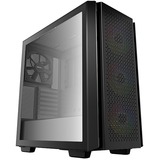 DeepCool CG560, Moyenne tour Noir, 2x USB-A 3.2 (5 Gbit/s), Audio, Window-kit