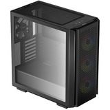 DeepCool CG560, Moyenne tour Noir, 2x USB-A 3.2 (5 Gbit/s), Audio, Window-kit