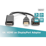 Digitus AK-330101-002-S, Adaptateur Noir