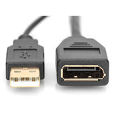 Digitus Adaptateur 4K HDMI vers DisplayPort Noir