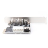 Digitus Carte PCI Express Firewire 1394a (3+1 ports), Carte d'interface 