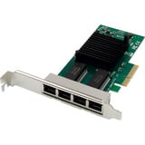 Digitus Ethernet Gigabit 4 ports, Carte réseau 