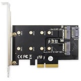 Digitus M.2 NGFF / NVMe SSD PCI Express 3.0 (x4), Carte d'interface 
