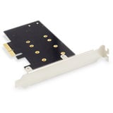 Digitus M.2 NGFF / NVMe SSD PCI Express 3.0 (x4), Carte d'interface 