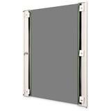 Digitus Porte avant en verre pour armoire murale 19" 16U série Unique, Panneau avant Gris